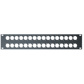 QuikLok RS297 3-U rack panel with mounting holes for 48 XLR connectors - Image 3
