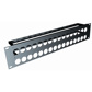 QuikLok RS297 3-U rack panel with mounting holes for 48 XLR connectors - Image 2