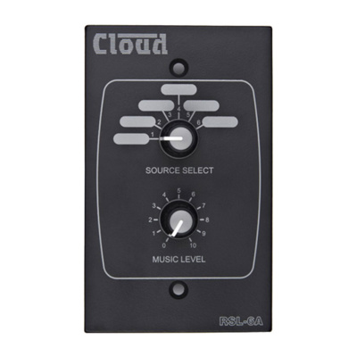 Cloud Remote B music source/level control Z4II/8II CX263/462 46/50 36/50 MPA60-120-24 Decora.Blk