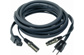 QuikLok Signal/Power cable XLR female socket 240v plug to XLR male plug & IEC cable mount socket 5M - Image 2