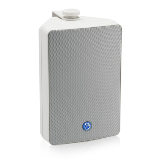 AtlasIED 5.25" 2-Way All Weather Speaker with 30-Watt 70V/100V Transformer (White) – priced as each