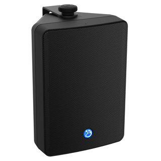 AtlasIED 6.5" 2-Way All Weather Speaker with 32-Watt 70V/100V Transformer (Black) – priced as each