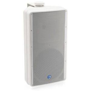 AtlasIED 8" 2-Way All Weather Speaker with 60-Watt 70V/100V Transformer (White)