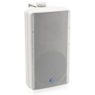 AtlasIED 8" 2-Way All Weather Speaker with 60-Watt 70V/100V Transformer (White)