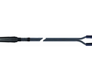 QuikLok Black Series Cable - 6.5mm straight stereo jack to 2 x RCA jacks 1M