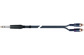 QuikLok Black Series Cable - 3.5mm straight stereo jack to 3.5mm straight stereo jack 1M - Image 3