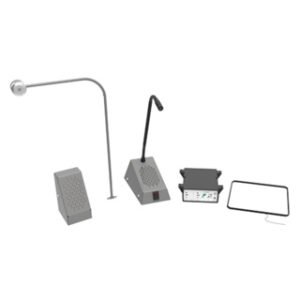 Contacta Bent Screen-Mounted Microphone System