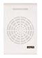 Inter-M 10W wall mounted stylish ivory (off white) ABS plastic spkr enclosure Taps at 10, 5 & 3watts - Image 4