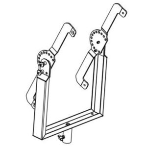 DB Technologies Vertical wall mounting bracket for LVX 15