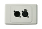 inDESIGN Wall plate Clipsal 2000 with 1 male & 1 female 3 pin XLR - Image 3