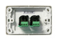 inDESIGN Wall plate Clipsal 2000 with 1 male & 1 female 3 pin XLR - Image 4