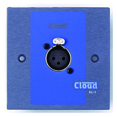 Cloud XLR wall plate with female 3 pin XLR latching connector. (similar to RL-1 & RSL-1) White - Image 2