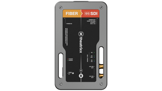 Dual Channel Fibre to 12G-SDI Converter (PowerCON TRUE1 In/Thru