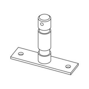 d&b audiotechnik TV spigot with fixing plate
