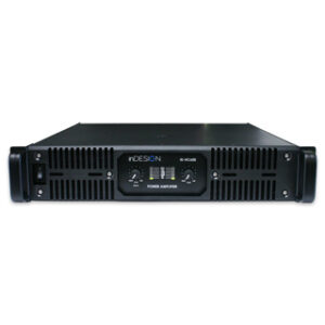 inDESIGN 2 Channel Power Amp 2 x 600w @ 8 2 x 900W @ 4