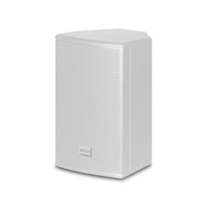 inDESIGN 10" two-way professional passive speaker. 250 watts RMS. U bracket included. White