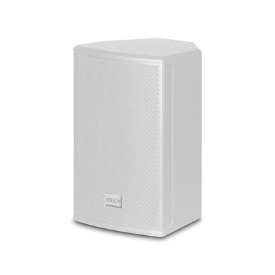 inDESIGN 10" two-way professional passive speaker. 250 watts RMS. U bracket included. White