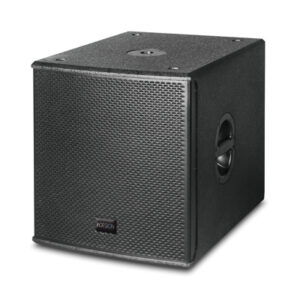 inDESIGN 15" passive sub-woofer. 600 watts RMS. Black