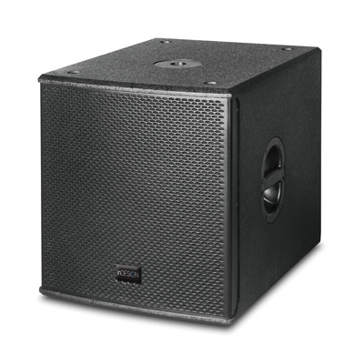 inDESIGN 15" passive sub-woofer. 600 watts RMS. Black