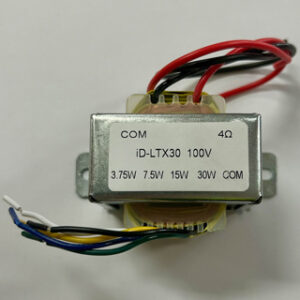inDESIGN 30 Watt 100V transformer. Pri 4ohms Sec 30