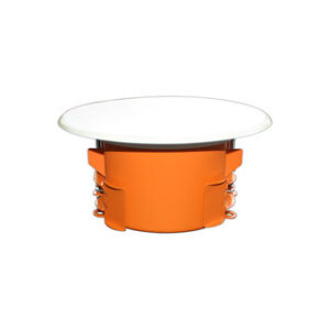 inDESIGN 4" premium ceiling speaker with backcan 20 watts 70V/100V/8Ω. B&W magnetic grill included