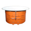 8" premium ceiling speaker with backcan, 60 watts 70V/100V/16Ω. B&W magnetic grilles included - Image 3