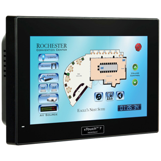 Media Matrix 7 inch IP65 programable PoE LCD touch control panel. - Image 2