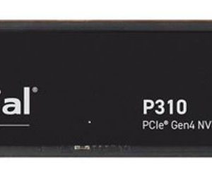 Crucial P310 2TB Gen4 2280 NVMe SSD 7100/6000 MB/s R/W 440TBW 1000K/1200K IOPS 1.5M hrs MTTF Full-Drive Encryption M.2 PCIe4 5yrs – Micron (Crucial)-P HBC-P310-2TB-P M.2 NVMe PCIe SSD Product Image