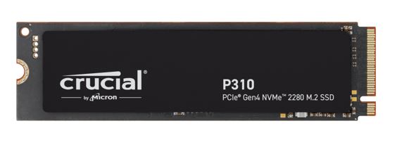 Crucial P310 500GB Gen4 2280 NVMe SSD 6600/3500 MB/s R/W 110TBW 520K/890K IOPS 1.5M hrs MTTF Full-Drive Encryption M.2 PCIe4 5yrs ~CT500P3PSSD8 – Astrotek HBC-P310-500G-P M.2 NVMe PCIe SSD Product Image