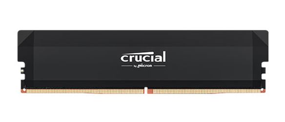Crucial Pro 16GB (1x16GB) DDR5 UDIMM 6400MHz CL32 Black Heat Spreader Support Intel XMP AMD Ryzen Desktop PC Gaming Memory Tray – Micron (Crucial) MECD5-1X16G64C32BT DDR5 UDIMM (Desktop) Product Image