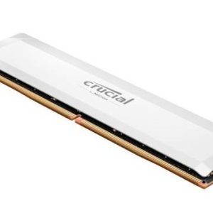 Crucial Pro 16GB (1x16GB) DDR5 UDIMM 6400MHz CL32 White Heat Spreader Support Intel XMP AMD Ryzen Desktop PC Gaming Memory Tray – Micron (Crucial) MECD5-1X16G64C32WT DDR5 UDIMM (Desktop) Product Image