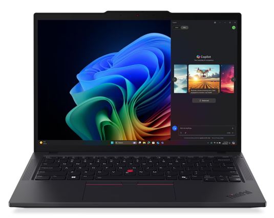 LENOVO ThinkPad T14 G6 14' WUXGA TOUCH Intel U5-238V vPro 32GB DDR5 512GB SSD WIN 11 PRO Arc 140V GPU Copilot+ PC NPU 47 TOPS 3yr PREM 1.4kg – Lenovo NBL-T14-U532512TG6 14' to 15' Notebook Product Image
