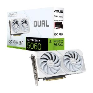 ASUS Dual GeForce RTX™ 5060 8GB- White OC Edition