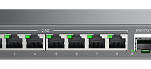 GrandstreamLAYER 2-LITE MANAGED MULTI-GIG SWITCH 8 X 2.5 GIGE 2 X 10G SFPIP Audio & Video