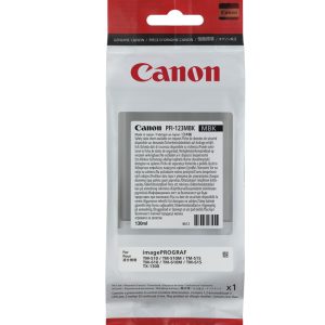 CanonPFI-123MBK MATTE BLACK INK FOR TM510/610 RANGE - 130MLLarge Format InkJet Cartridges