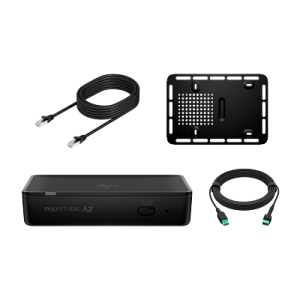 HPPOLY STUDIO A2 AUDIO BRIDGE W/ CAT6A & MIC EXTENSION CABLE AND MOUNTING PLATERoom Solutions