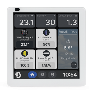 ShellySHELLY WALL DISPLAY X1I SILVERKeypads / Touchscreens